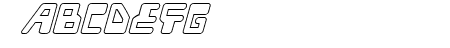 Xped Outline Italic