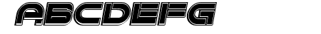Forvertz 3D Filled Italic