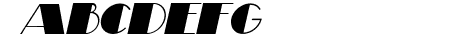 Theatrical Italic