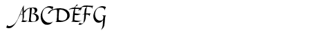 Humanistic Cursive
