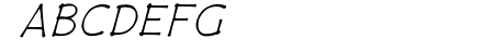 PajamaPantsLightItalic