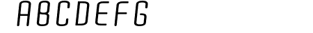 Quota Regular Italic