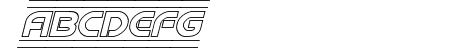Barcade Outline Italic