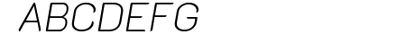 K2D Thin Italic