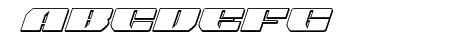 Joy Shark Outline Italic