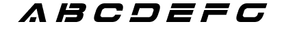 7th Service Title Italic