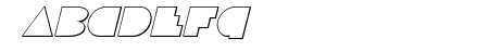 Disco Deck Outline Italic