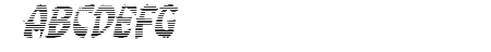 Egg Roll Gradient Italic