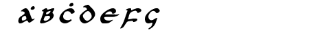 First Order Title Italic