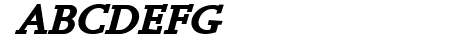 Hanch Bold Italic