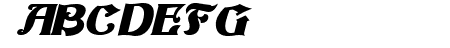 Tutbury Bold Italic
