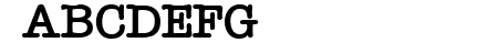 Typewriter Bold
