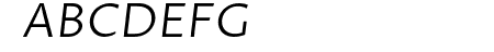 Proza Libre Light Italic