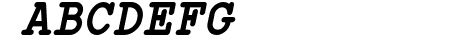 Typo Writer Demo Bold Ita
