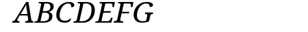 Avrile Serif Italic