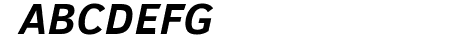Cadman Bold Italic