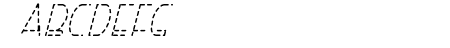 Right Hand Light Italic D