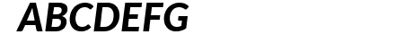 Lato Heavy Italic