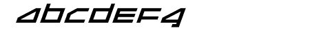 Delta Ray Expanded Italic