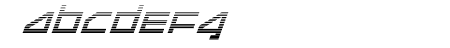 Delta Ray Gradient Italic