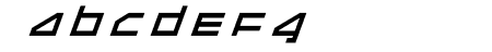 Delta Ray Title Italic