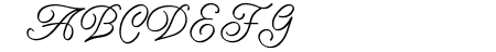 Amarillo regular script