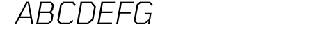 Tomorrow Light Italic