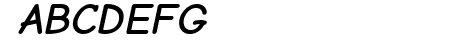 Comic Neue Bold Italic