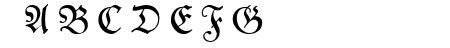 Neue Theuerdank Fraktur U