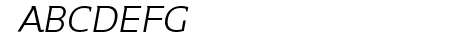 Midiet Serif Italic Light