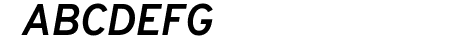 Overpass Bold Italic