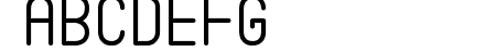 Abstrec font tfb