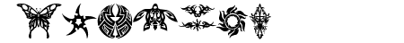 tribal tattoo font