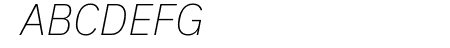 Aneliza ExtraLight Italic
