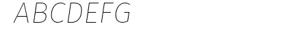 Trujillo Thin Italic