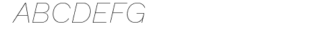 Elaine Sans Thin Italic