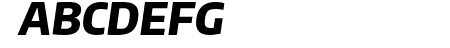 Plata Sans ExtraBold Ital