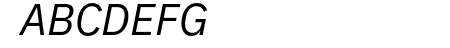 LVC Sans Italic