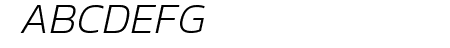 Dizhitl ExtraLight Italic