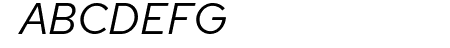 Rosa Sans Light Italic