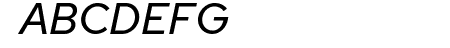 Rosa Sans Italic