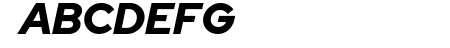 Rosa Sans Black Italic