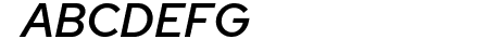 Rosa Sans Medium Italic