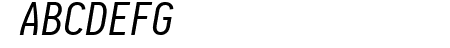 Aardvark Fixed Italic