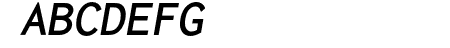 Inconsolata LGC Markup Bo