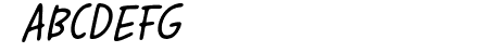 The Simple One Italic