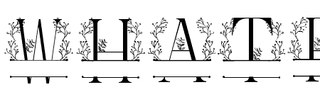 Sweet Vine Monogram