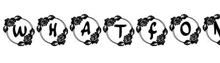 Monogram Rose