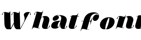 THE SHOUTING Italic