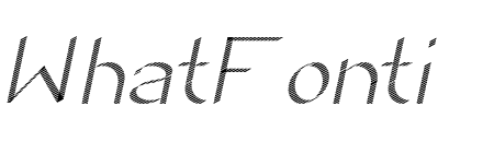 Zebra Cross Italic